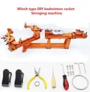 Winch Type Personal DIY Badminton Racket Stringing Threading Machine Over 60LB