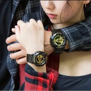 直購#G-SHOCK x Baby-G 霸王黑金情人對錶 GA-110 運動手錶 casio 卡西歐手錶 男女款