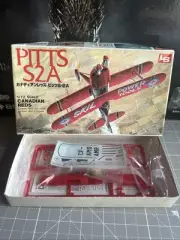 LS Pitts S2A Canadian Reds Stunt Bi-Plane Model. 1/72 . New Open Dented Box