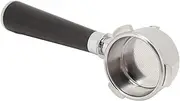 Stainless Steel Double Spouts Portafilter, 54mm Handle Three Ear Espresso Coffee Machine Accessories for Breville 870 880 Bottomless 3 Compatible Filter Basket A (Type A Red Acid Branch) (Type A