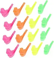 JOINPAYA 24Pcs Portable Slide Whistles Musical Instrument Fun Party Favors for Early Music Learning Aesthetic Education Safe Plastic Design Random Color