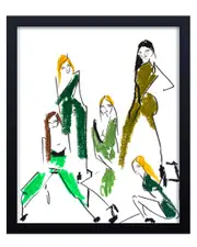 Ready2HangArt W Models Framed Print Wall Art