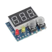 DC 0-99.9V LED Panel Digital Voltmeter w/ Alarm Indicator Green 3 way