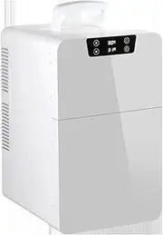 Compact Mini Fridge, Portable Small Refrigerator with 12V DC & 220V AC 20 Liter Small Cosmetics Cooler for Beverage, Food, Skincare, Bedroom, Dorm, Office and Car