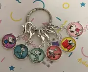 Stitch Marker 6 Crochet Knitting markers counters counter beagle snoopy dog b