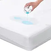 Ascend Zippered Mattress Encasement Six-Sided King Size Mattress Protector, Premium Waterproof Bed Cover with Adjustable Height Elastic, Dorm School Soft Breathable Fitted 16" Deep Pocket