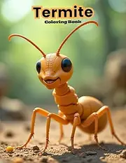 Cute Termite Coloring Book: Adorable Insect Designs for Toddlers & Preschoolers!