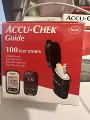 100 Accu-check Guide Test Strips Exp 1.2026 retail NEW