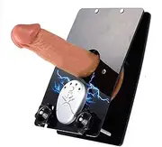 FDYVSQ Electro Shock CBT Penis Electric Shock Sex Toy for Men, Electrostimulation Ball/Scrotum Bondage Chastity Belt Sex Toy for Cock & Testicles & Scrotum & Glans