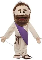60cm Jesus w/Rope Belt, Full Body Bible Character, Christian Ministry Puppet