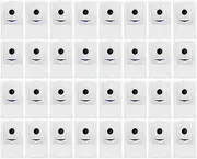 Replacement Vacuum Cleaner Dust Bag,Compatible for ECOVACS，Compatible for DEEBOT X2 Omni X2 Pro Vacuum Cleaner Accessories Spare Parts(32pcs)