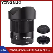 YONGNUO YN16mm F1.8S DA DSM Auto Focus Wide Angle Prime Lens for Sony E-mount