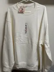 UNIQLO x Naruto Sweatshirt Kurama Kyuubi OFF WHITE New w/ Tags 3XL