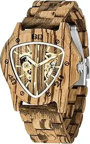 [GNGHDEDPP] Watches Men's Mechanical Watch Wooden Male Wristwatch