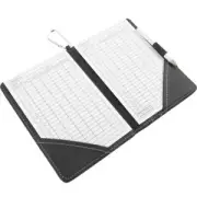 Pu Golf Scorebook Golfs Notepad Stylish Scorecards Holder Portable