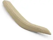 DEMULAX 51417292273, for, X5 F15 2014 2015-2018 X6 F16 2015-2018 Car Interior Passenger Doors Pull Handle Outer Leather Cover; Car Interior Door Handle(Beige Right)