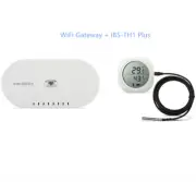 INKBIRD 2.4Ghz WiFi Gateway + Bluetooth Data Logger Temp Humid Screen Probe C/F