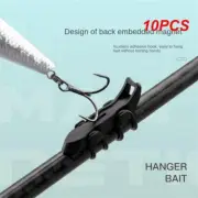 10PCS Magnetic Attraction Fishing Hook keeper Holder on Fishing Rod Bait Hanger