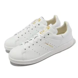 【adidas 愛迪達】休閒鞋 Stan Smith Lux W 女鞋 白 金 金標 史密斯 小白鞋 愛迪達(IG3389)