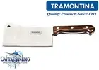 TRAMONTINA POLYWOOD COOKS CLEAVER KNIFE WITH BROWN POLYWOOD HANDLE 21140/196