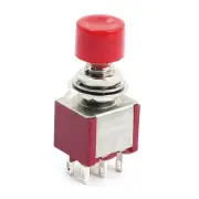PS821M1 Momentary Red Push Button Switch DPDT AC250V 2A 120V 5A