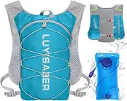 BLAZDEVE Running Hydration Vest Backpack, Ultralight Multi-Pockets Hydration Backpack for Women & Men, Lightweight Hiking Rucksack Hydration Vest Bag for Cycling Running