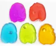 5 Pcs Reusable Snap Heat Pack, Hand Warmers Click, Pouch Gel Cute Long Lasting Warmth for Camping, Outdoor, Boil Click Heat Pocket Warmer