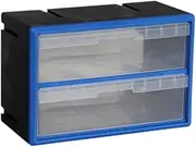 ＫＬＫＣＭＳ Drawer Storage Cabinet Organizer,Container,Home,Wall Mounted Garage Organization Tool Box for Bolts Nuts Parts Jewelry Makeup, 2 drawers