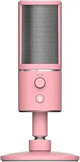 Razer AU Seiren X Condenser Streaming Microphone, Quartz Pink, RZ19-02290300-R3M1