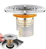 Sink Stopper Bathroom Drain - Floor Hair Catcher Basket Drain Stopper,Anti-Clogging Anti-Odor Bathtub Converter Backflow Sink Filter for Kitchen & Basin