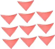 [Gogogmee] 10pcs Silk Scarf Performance Scarves for Children Plaid Scarves for Play Face Silk Scarves Chiffon Scarves Dance Silk Scarves Portable Silk Scarves Children Dance Scarves Veil