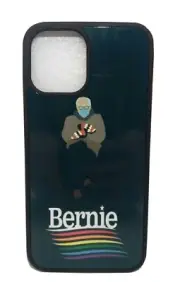 Bernie Sanders Mittens Iphone 12 Pro Max Hard Phone Case Rainbow