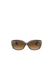 Geometric frame sunglasses 58 dark brown