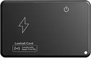 Wireless Charging Wallet Tracker Card -Compatible Work with Find My App Wallet Finder Waterproof Thin GPS Item Finder for Luggage Tag Purse Passport