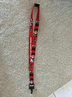 E3 Exclusive Lanyard Super Mario Odyssey Nintendo Switch (Red)