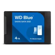 Western Digital WD Blue 4TB 2.5' SATA SSD 560R/530W MB/s 95K/82K IOPS 600TBW 1.75M hrs MTBF 3D NAND 7mm 5yrs Wty