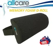 Allcare D Roll Memory Foam Lumbar Back Support Car Cushion ~ Posture Corrector