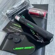 Ultra-Power Lazer Green Laser Pointer With Extra Velvet Storage Bag + Sticker
