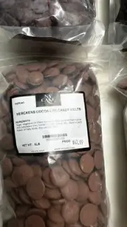 [UNOPENED] NY Cake Merckens Cocoa LITE Candy Melts Chocolate 5 Pounds Bag