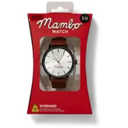 Mambo Men's Analogue Watch - Brown & White