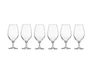 Krosno Harmony Beer Glass Footed 400ml Set of 6 Pieces