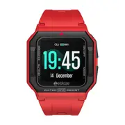 Heart Rate Tracking Smartwatch Multi Watch Face 3 ATM 15 Days Battery Life Smart Watch For IOS Android - Red