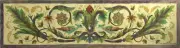 Rug Hooking Pattern "BASQUE FAIRY TALE" on natural linen