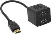 Astrotek v1.4 Male to 2X Female HDMI Splitter Cable, 15 cm