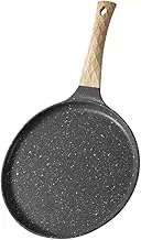 Tortilla Pan with Handle Non Stick Flat Skillet for Easy Cooking Ergonomic Design for Home Restaurant Use for Crepes Tacos More