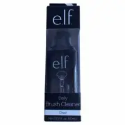 e.l.f. Studio Daily Brush Cleaner Sanitizer Anti Bacterial Cleanser Clear NIB