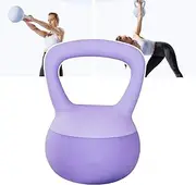 QIeAny PVC Soft Kettlebell, Household Kettlebell Sets(2~10kg), Frosted Handle/non-grinding Palm, PVC Soft Leather Wrapped Steel Sand/anti-collision, for Home Workouts/weightlifting,5kg,A