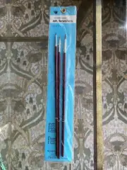 Vintage F Weber Art Brush Set Of 3 Red Sable ORIGINAL PACKAGING Sizes 1-3-5