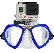 CHRISTMAS HOLIDAY DISCOUNT!! XS Foto GoMask GoPro Dive Mask With Mount Blue