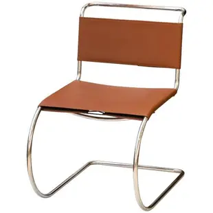北歐極簡不銹鋼餐椅先生椅無扶手現代簡約中古家具ins風靠背椅子